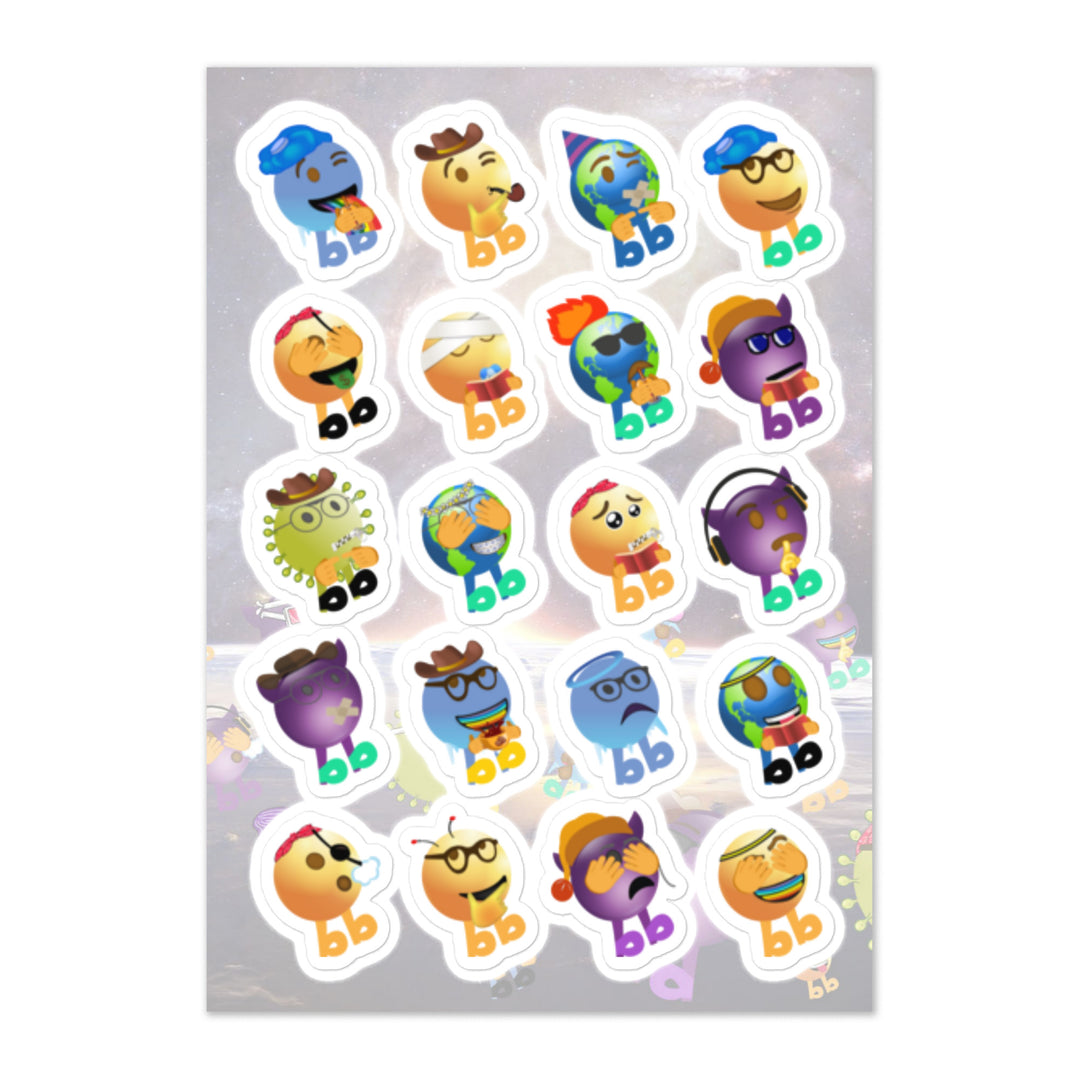 Megabb Buddy Stickers - Emojibb