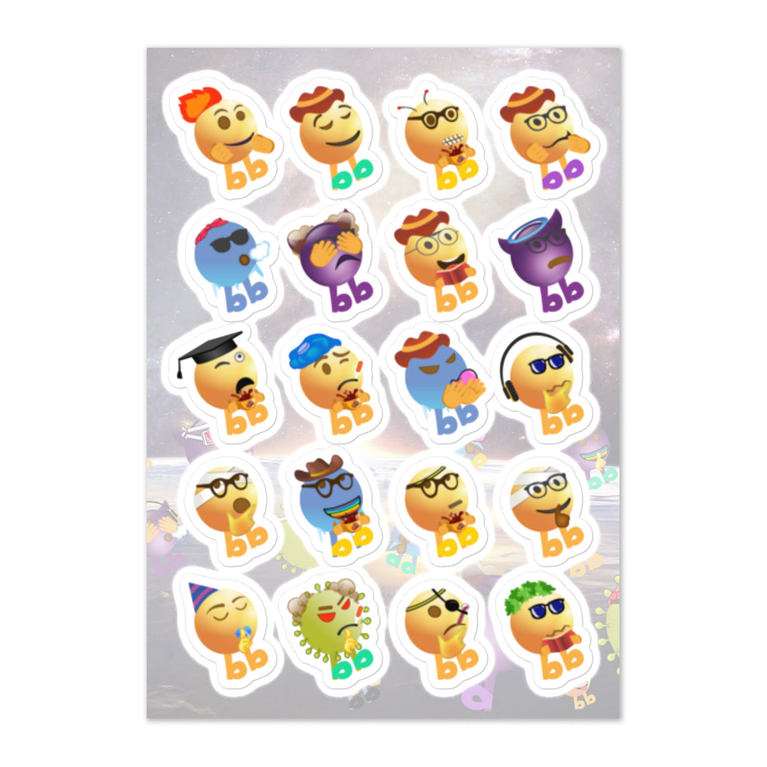 Megabb Buddy Stickers - Emojibb