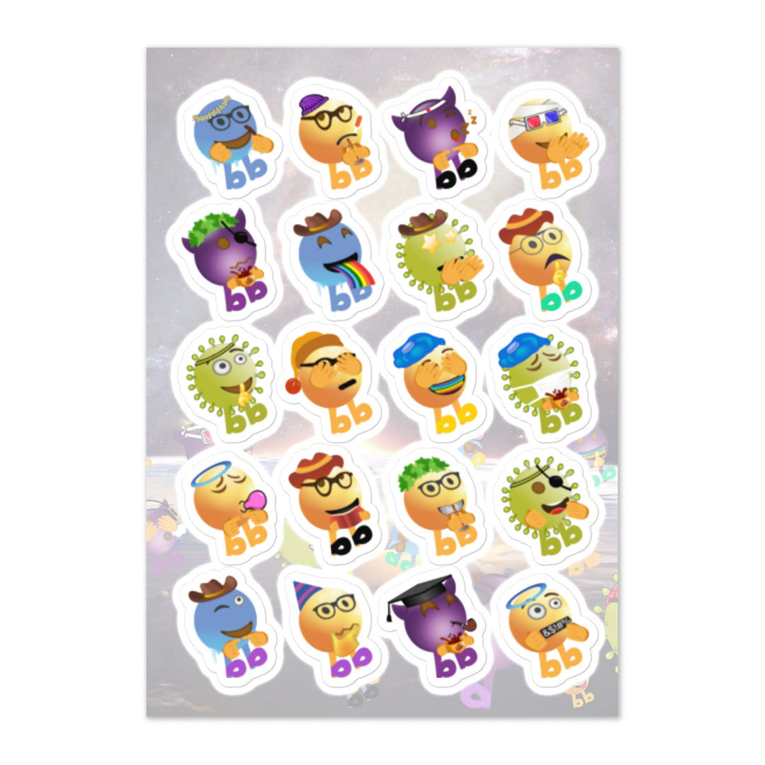 Megabb Buddy Stickers - Emojibb