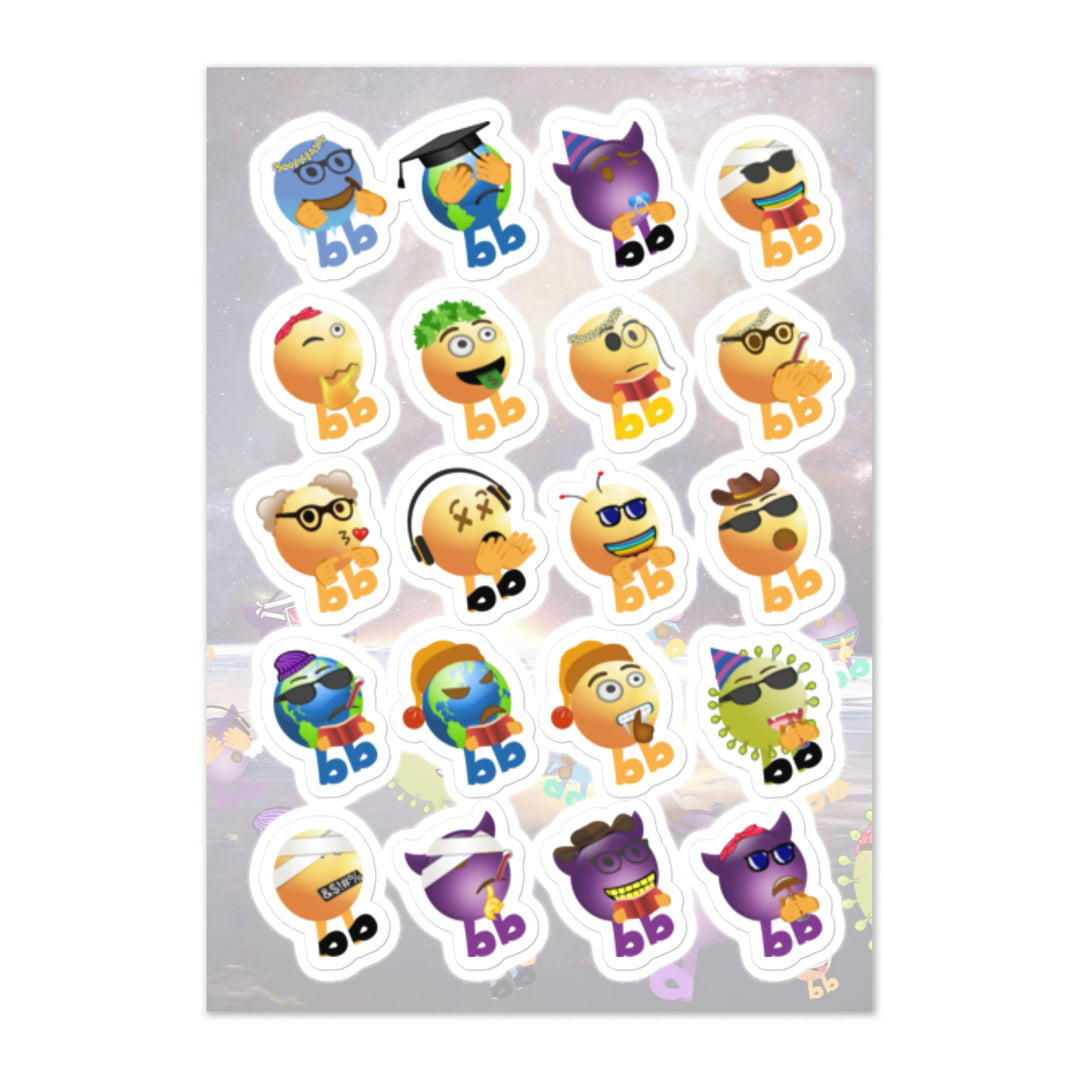 Megabb Buddy Stickers - Emojibb