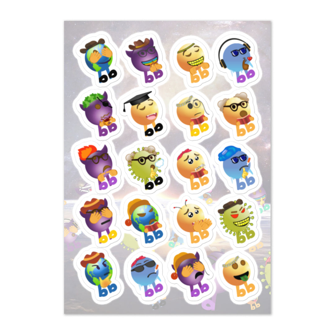 Megabb Buddy Stickers - Emojibb