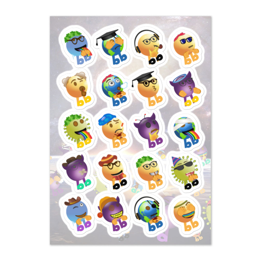 Megabb Buddy Stickers - Emojibb