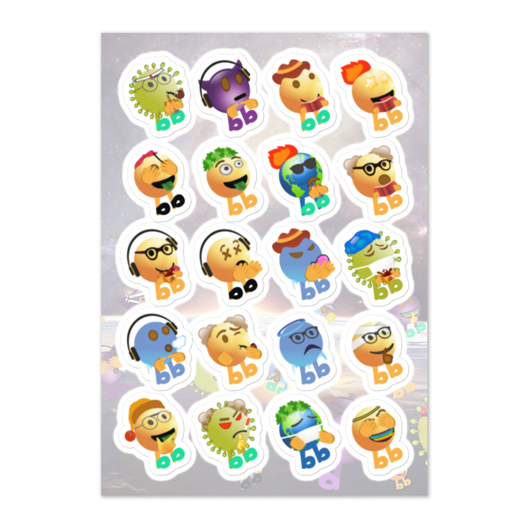 Megabb Buddy Stickers - Emojibb