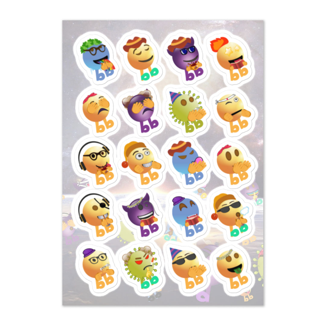 Megabb Buddy Stickers - Emojibb