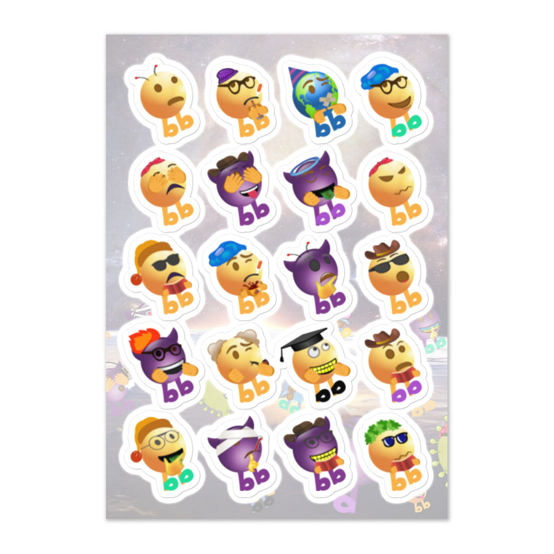 Megabb Buddy Stickers - Emojibb