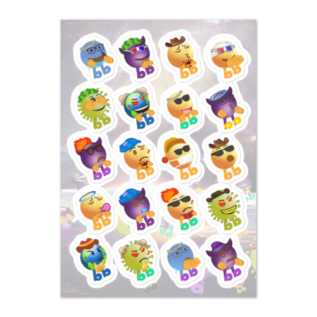 Megabb Buddy Stickers - Emojibb