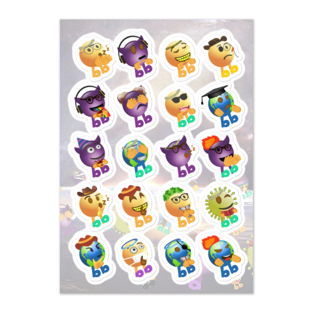 Megabb Buddy Stickers - Emojibb