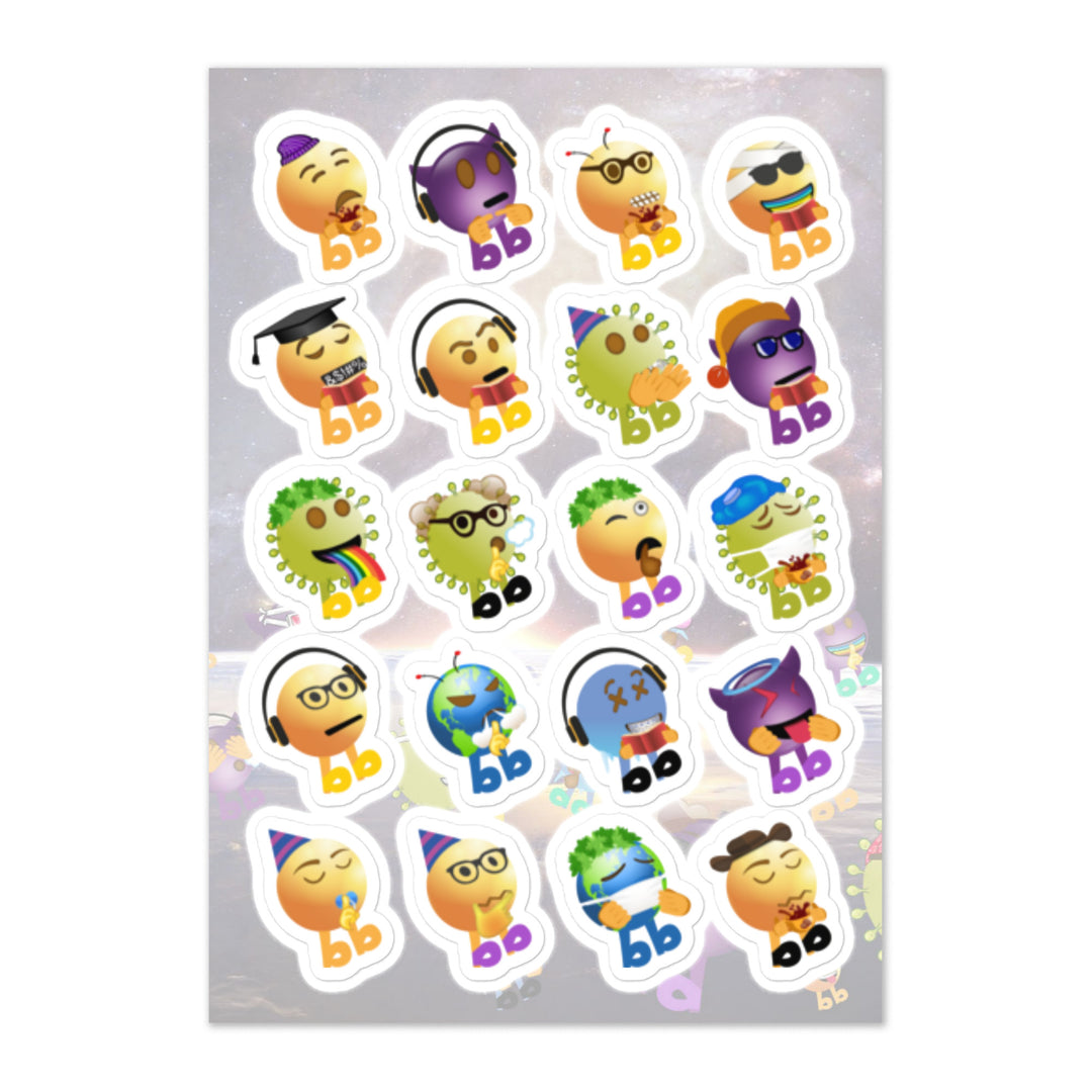 Megabb Buddy Stickers - Emojibb