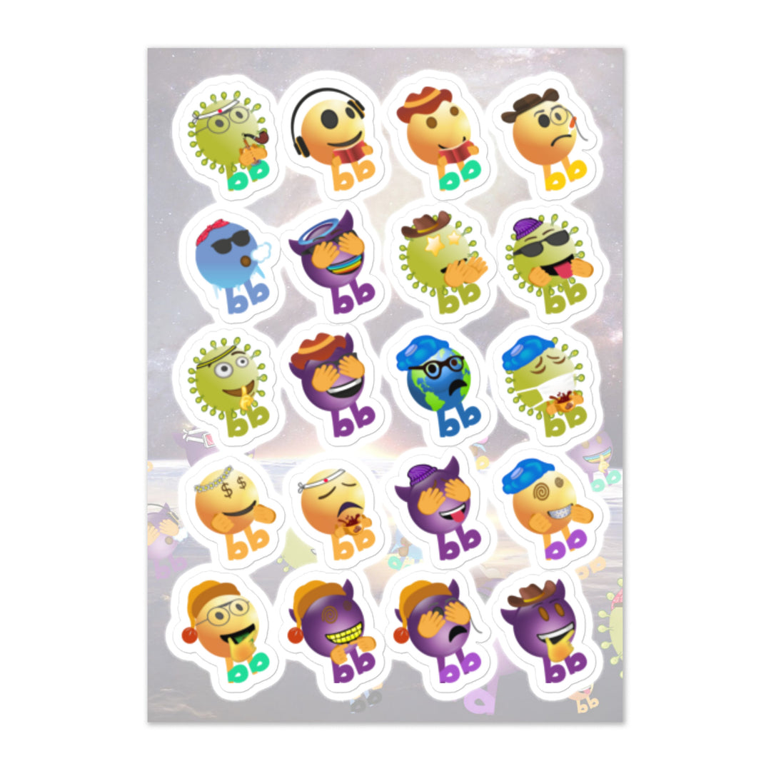 Megabb Buddy Stickers - Emojibb