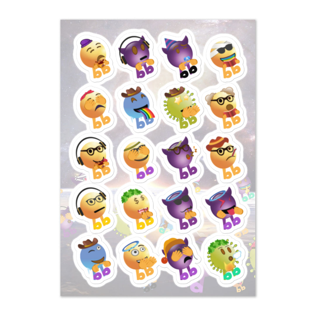 Megabb Buddy Stickers - Emojibb