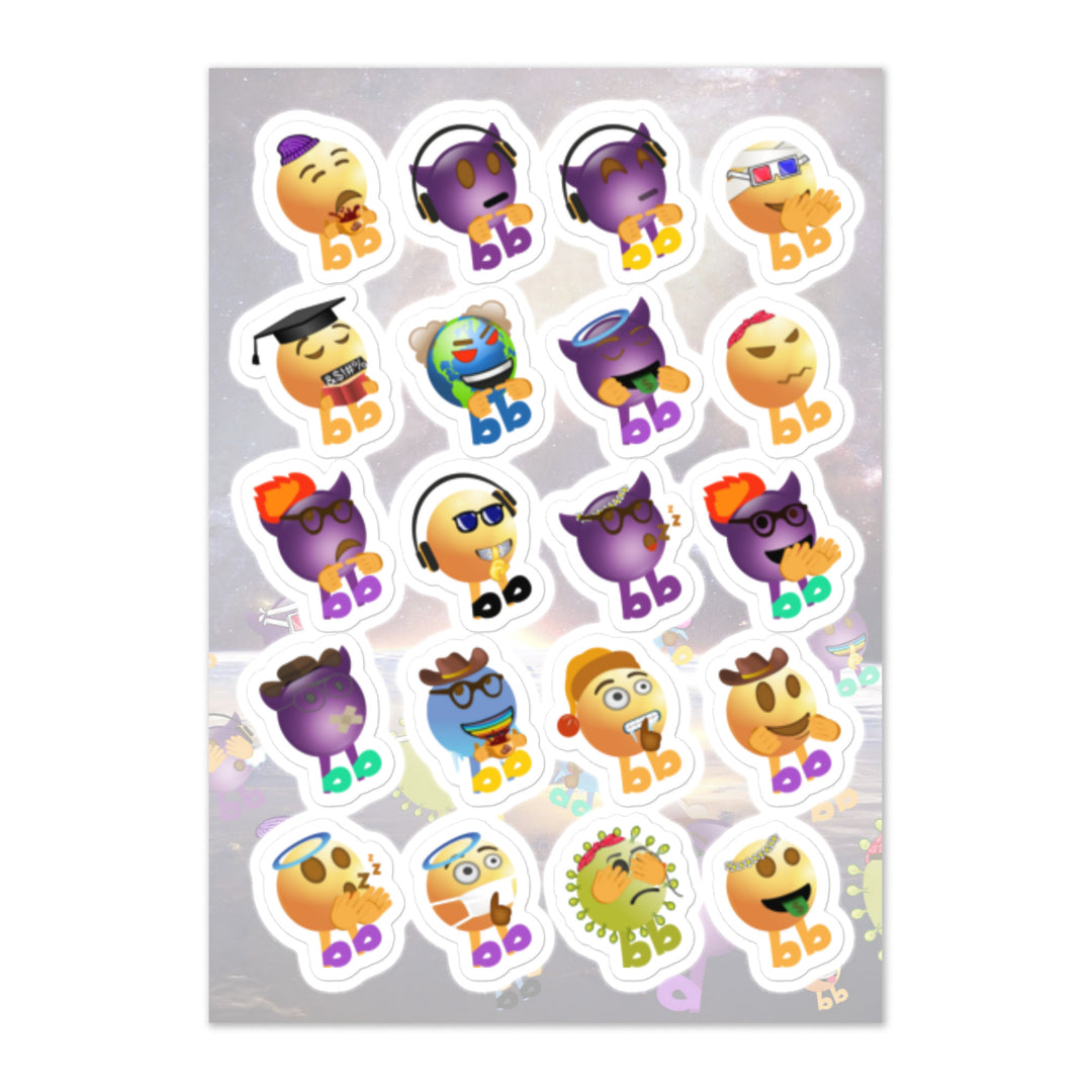 Megabb Buddy Stickers - Emojibb