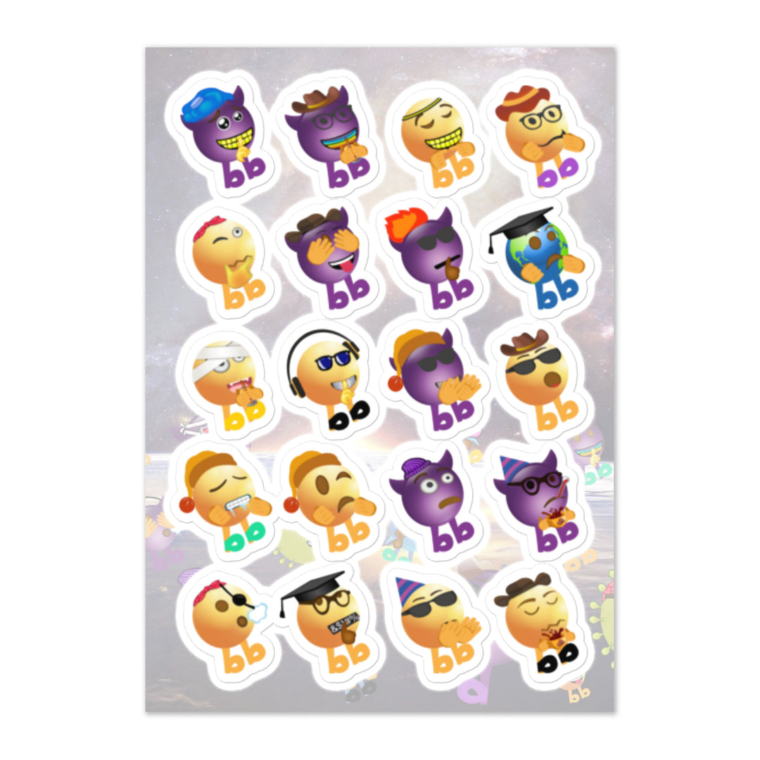 Megabb Buddy Stickers - Emojibb