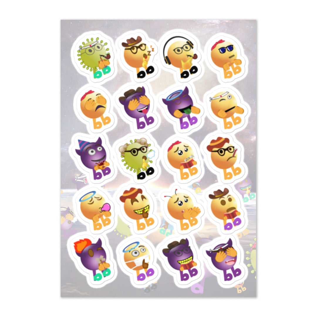 Megabb Buddy Stickers - Emojibb