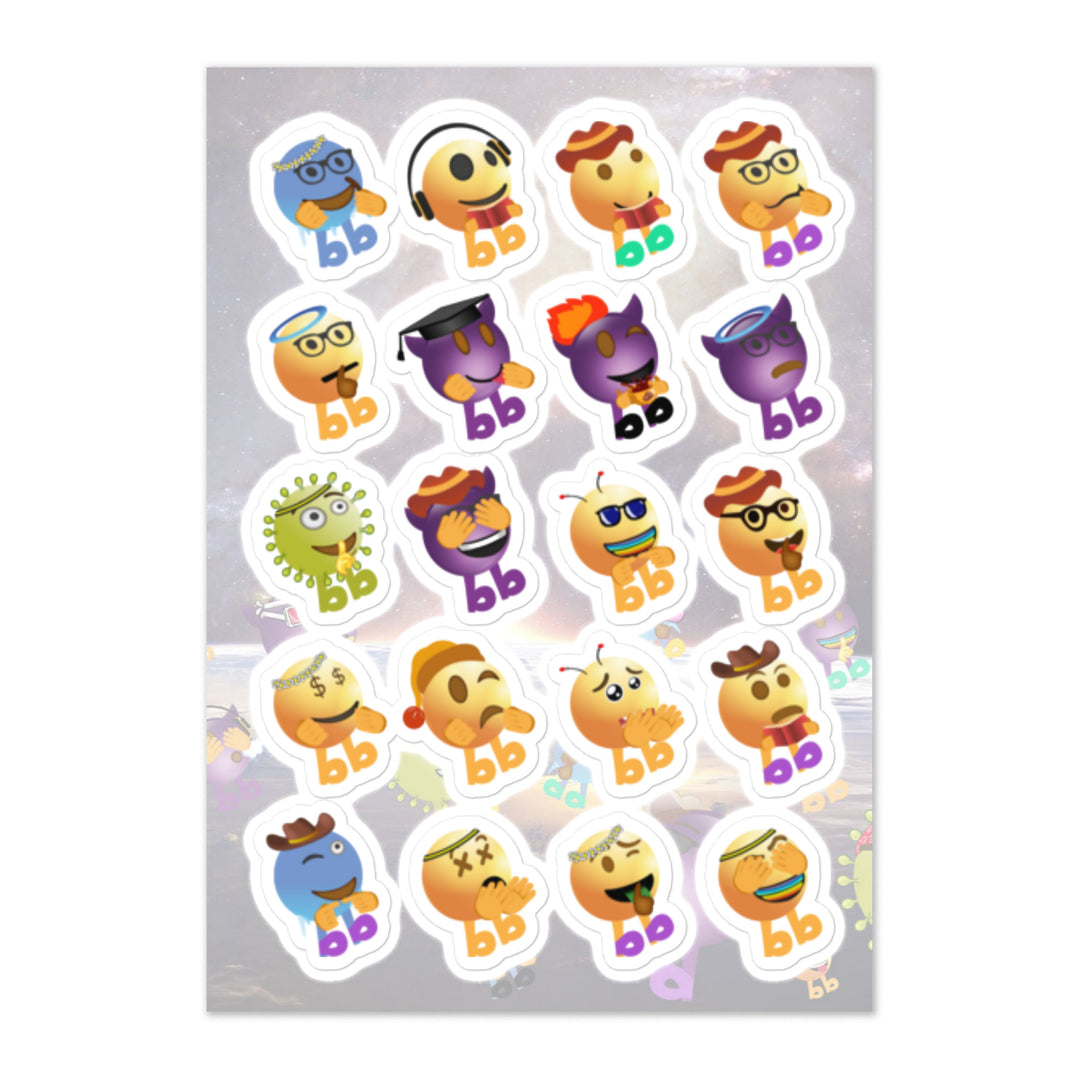 Megabb Buddy Stickers - Emojibb