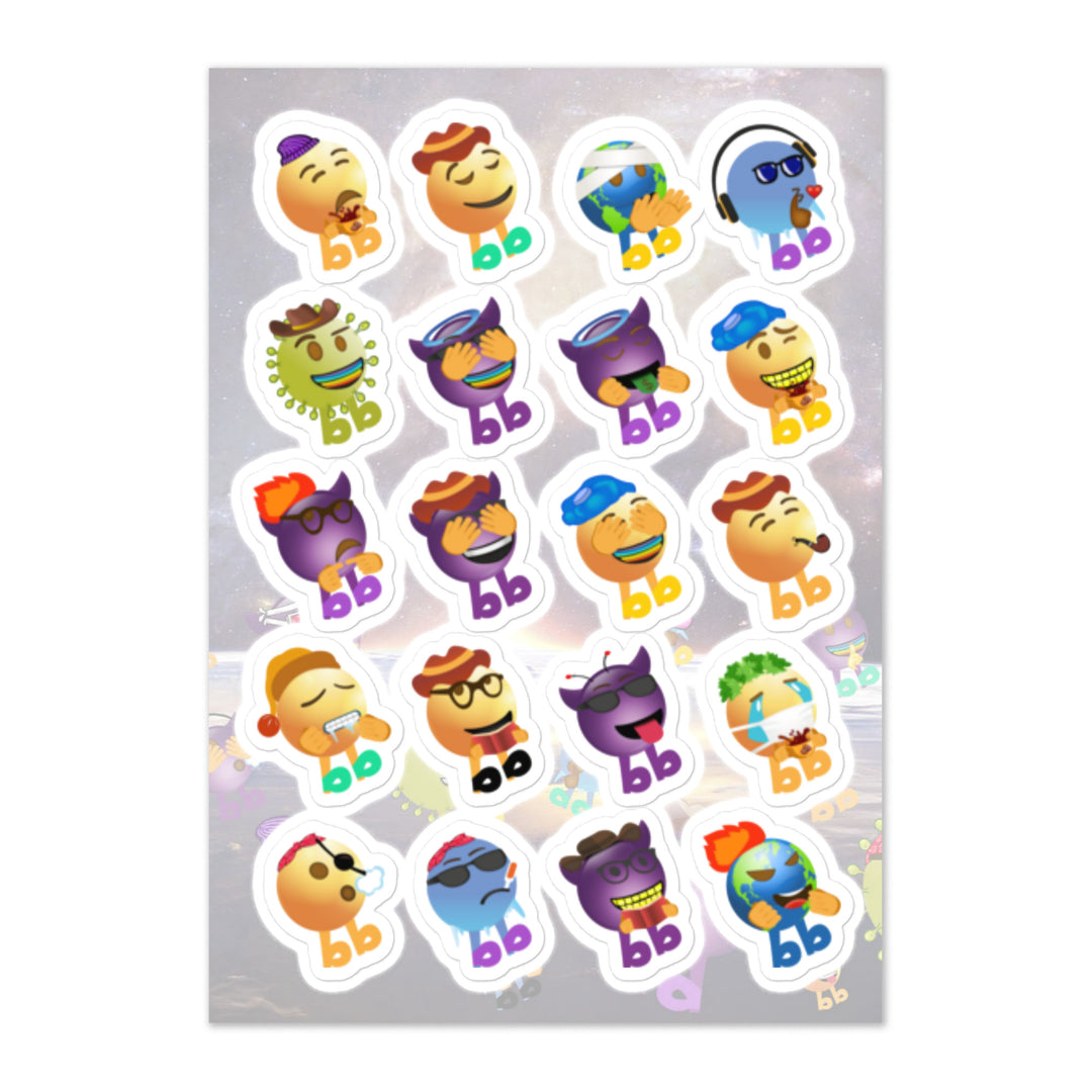 Megabb Buddy Stickers - Emojibb