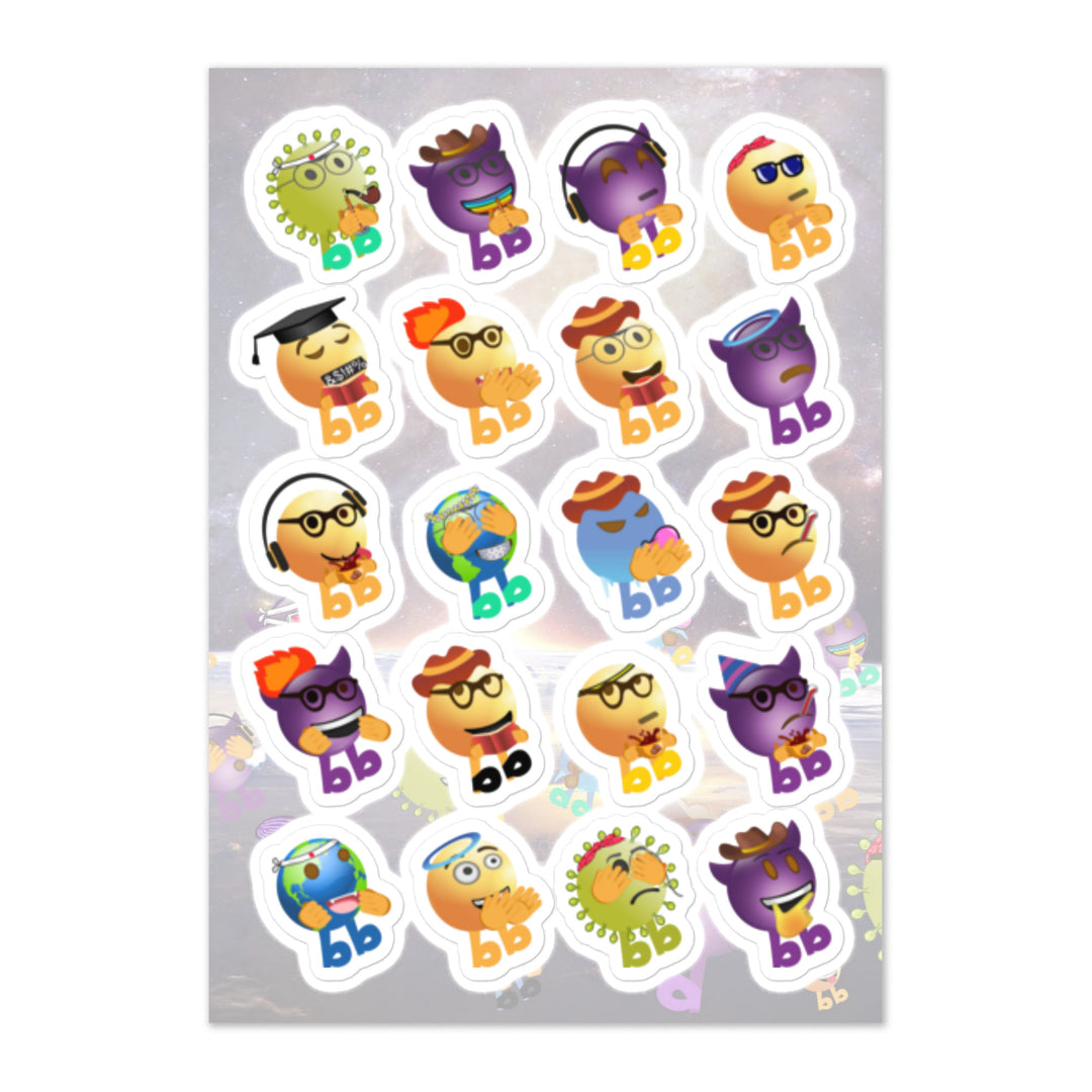 Megabb Buddy Stickers - Emojibb