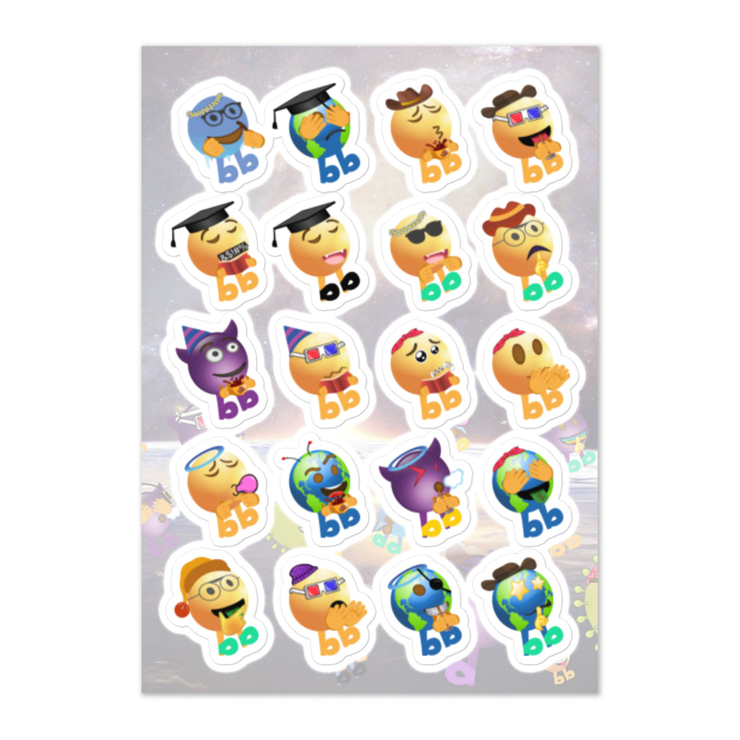 Megabb Buddy Stickers - Emojibb