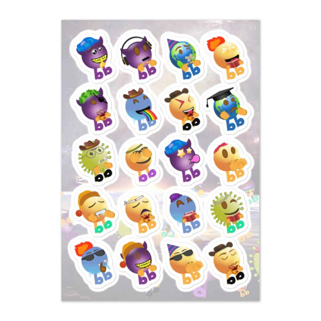 Megabb Buddy Stickers - Emojibb