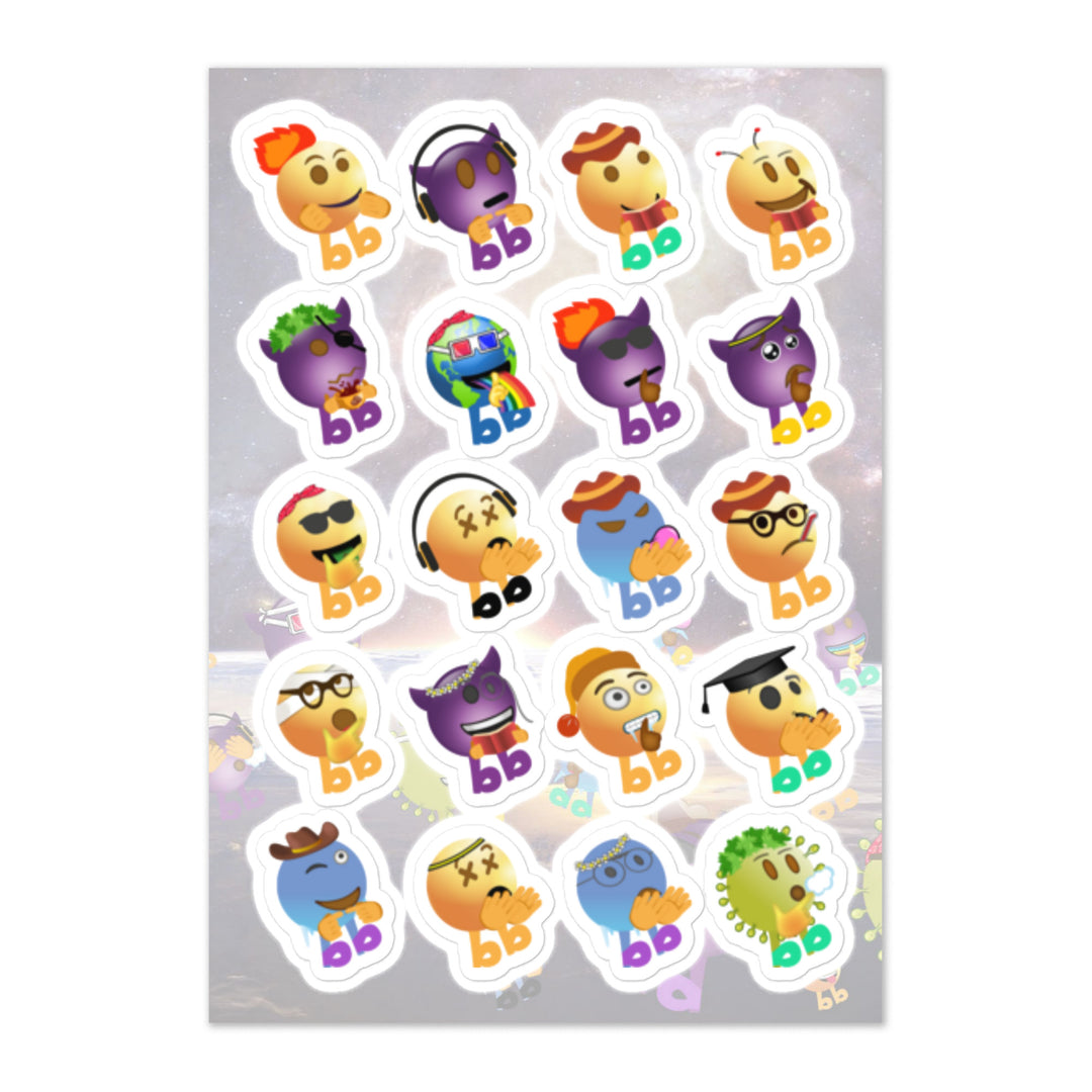 Megabb Buddy Stickers - Emojibb