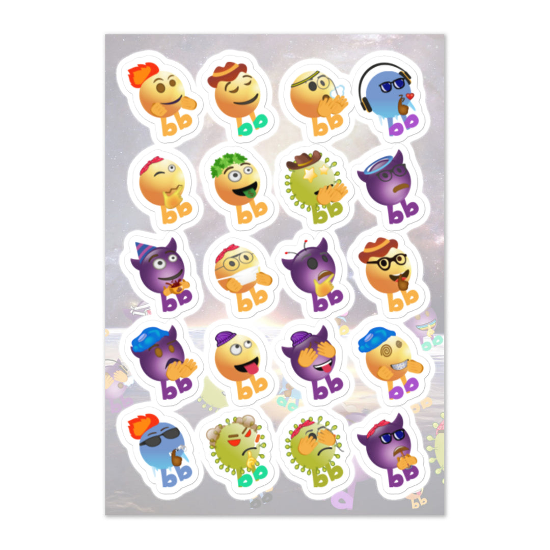 Megabb Buddy Stickers - Emojibb