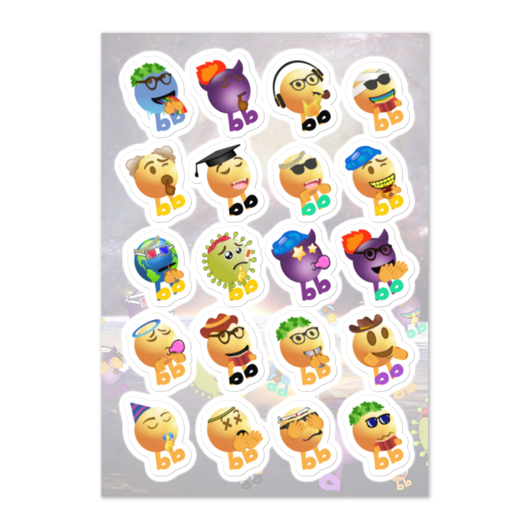 Megabb Buddy Stickers - Emojibb