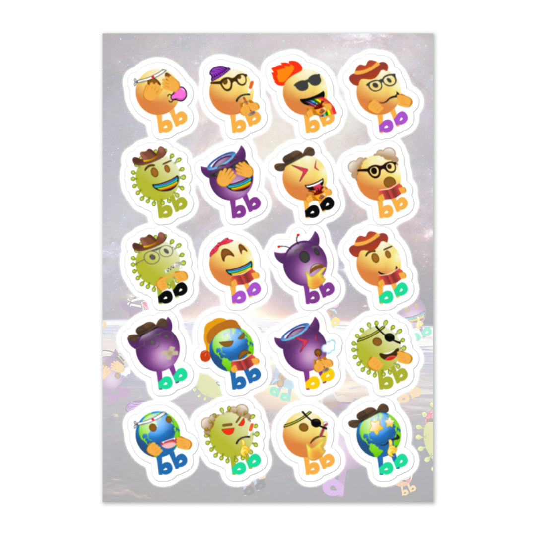 Megabb Buddy Stickers - Emojibb