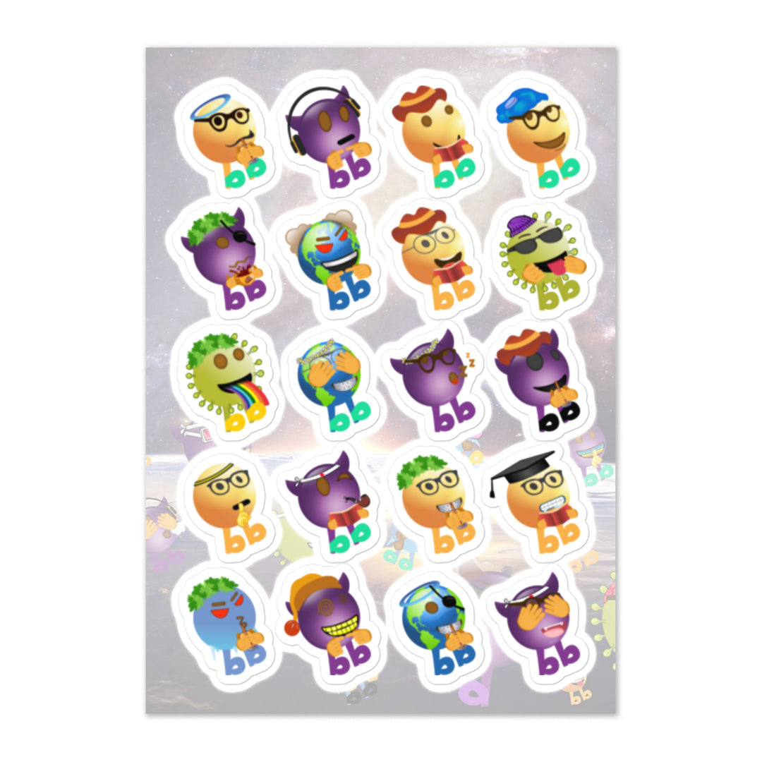 Megabb Buddy Stickers - Emojibb