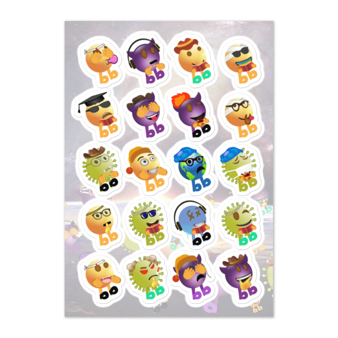 Megabb Buddy Stickers - Emojibb