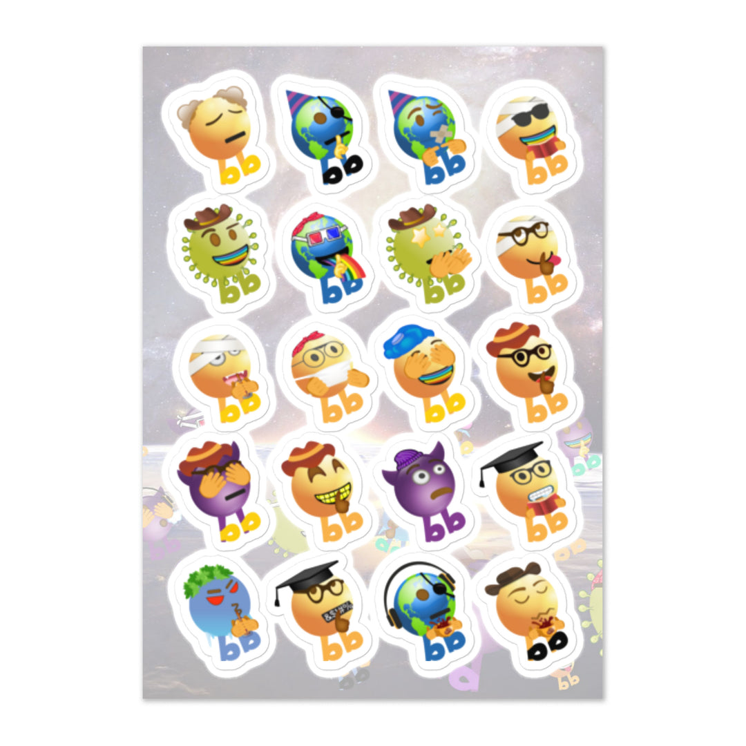 Megabb Buddy Stickers - Emojibb