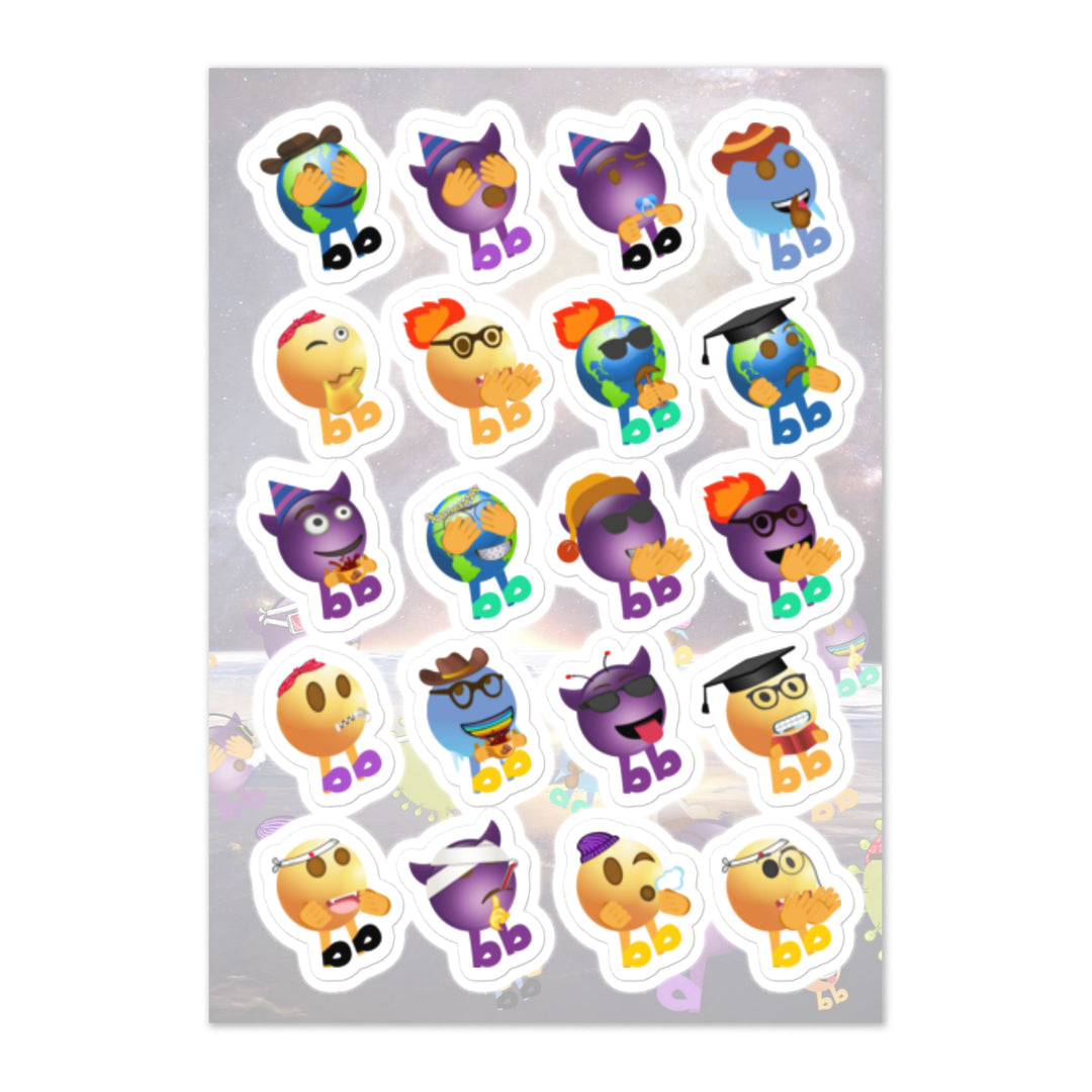 Megabb Buddy Stickers - Emojibb