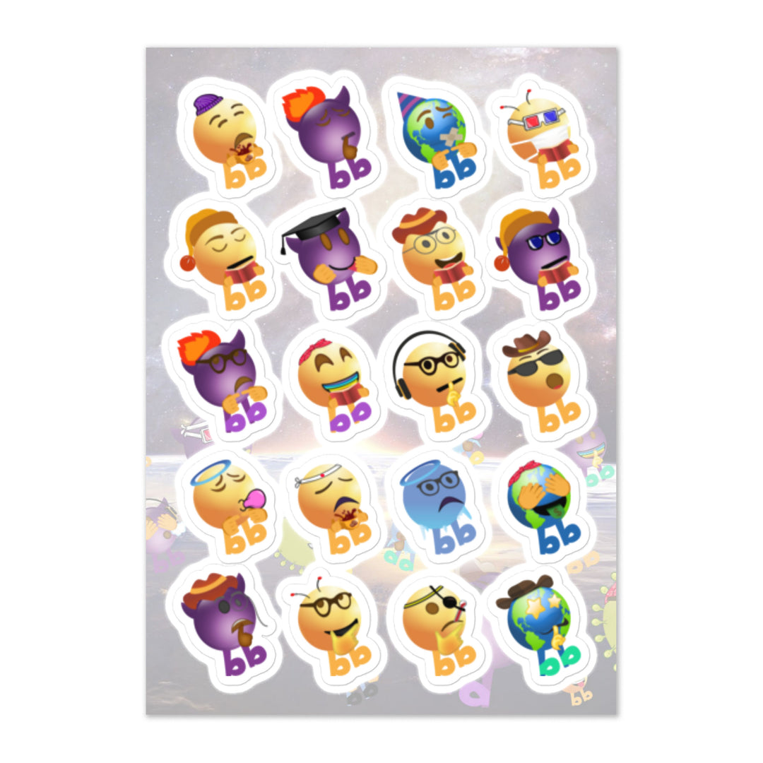 Megabb Buddy Stickers - Emojibb