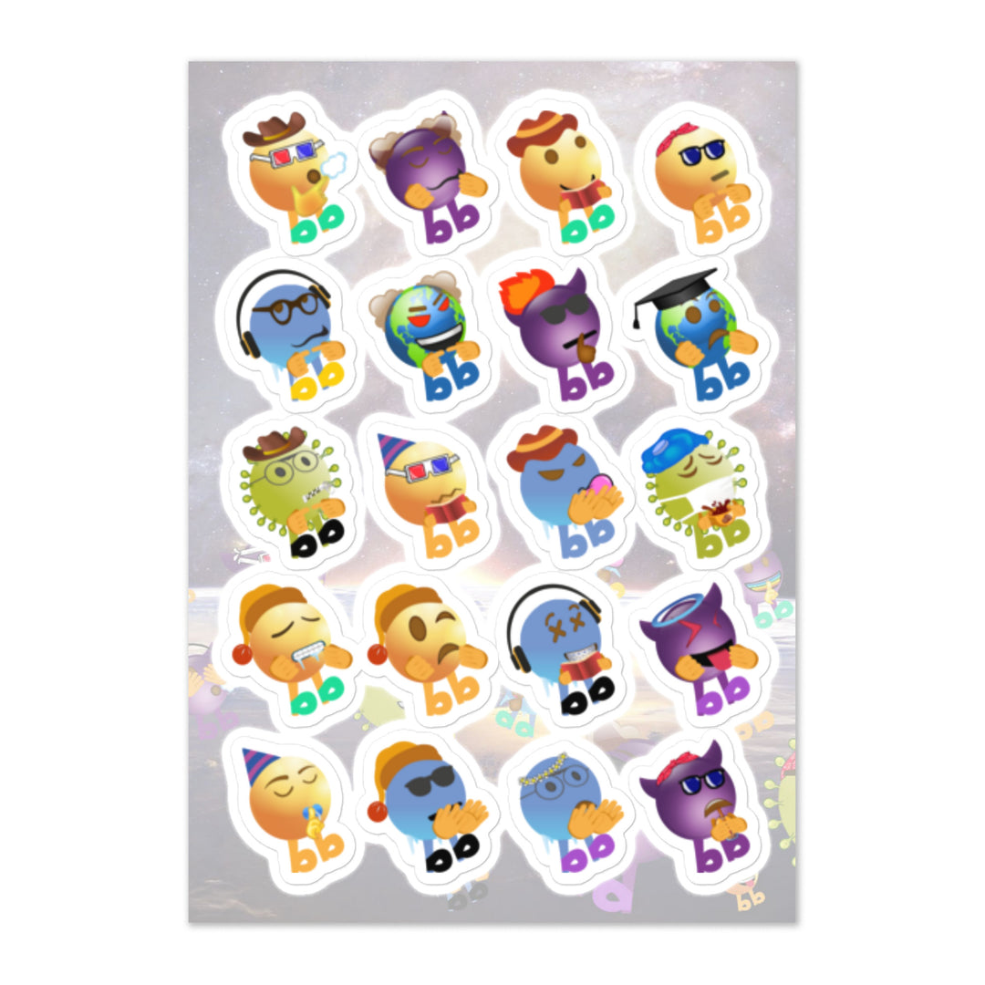 Megabb Buddy Stickers - Emojibb