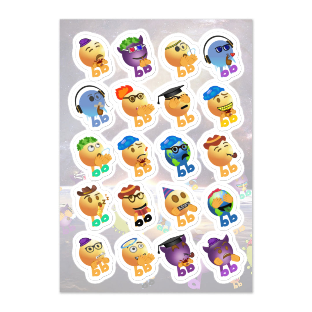 Megabb Buddy Stickers - Emojibb