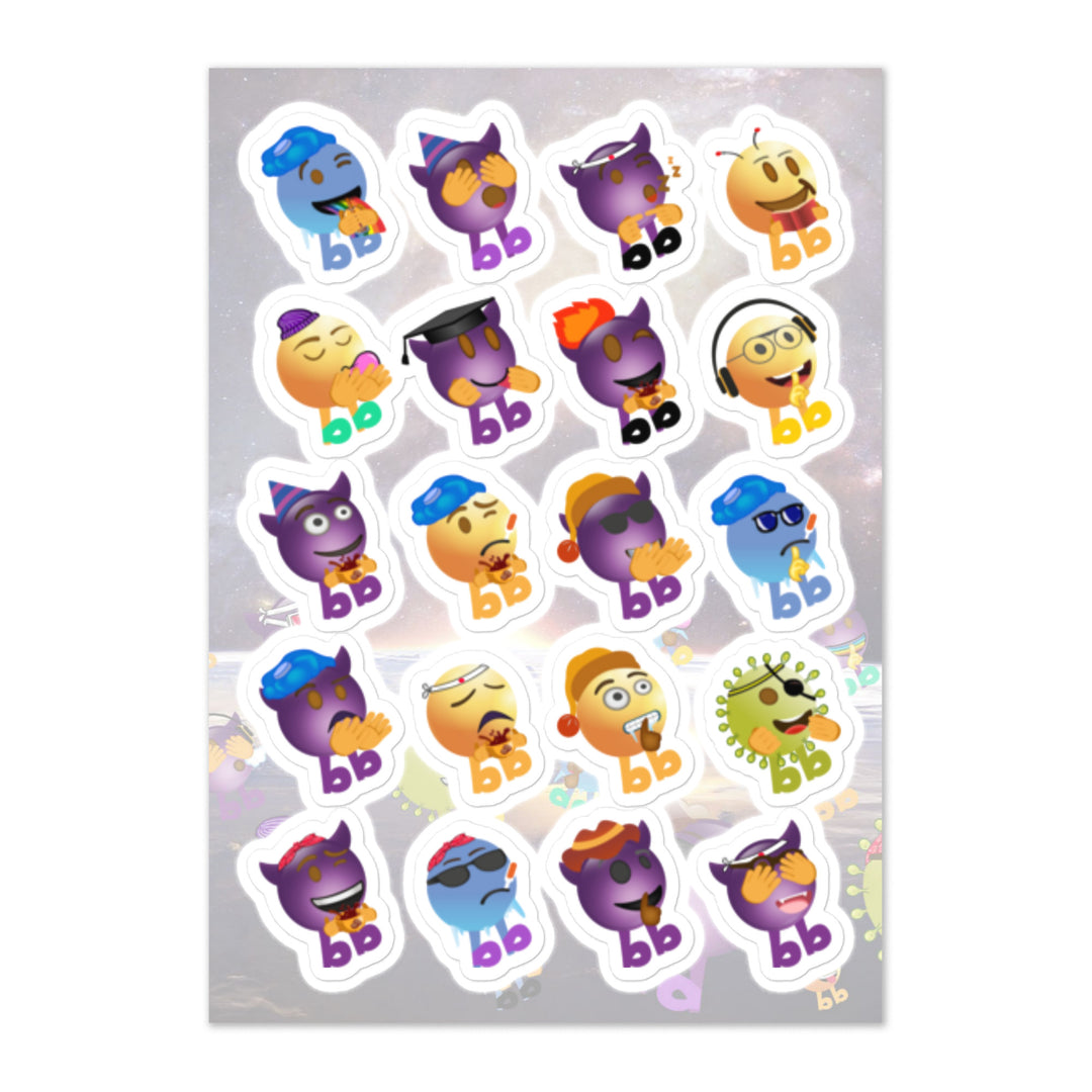 Megabb Buddy Stickers - Emojibb