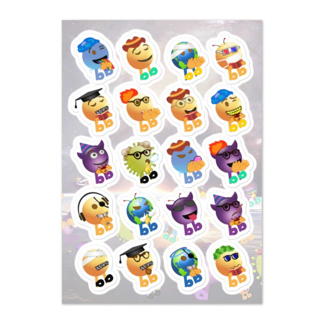 Megabb Buddy Stickers - Emojibb