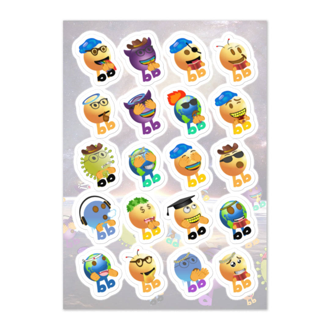 Megabb Buddy Stickers - Emojibb