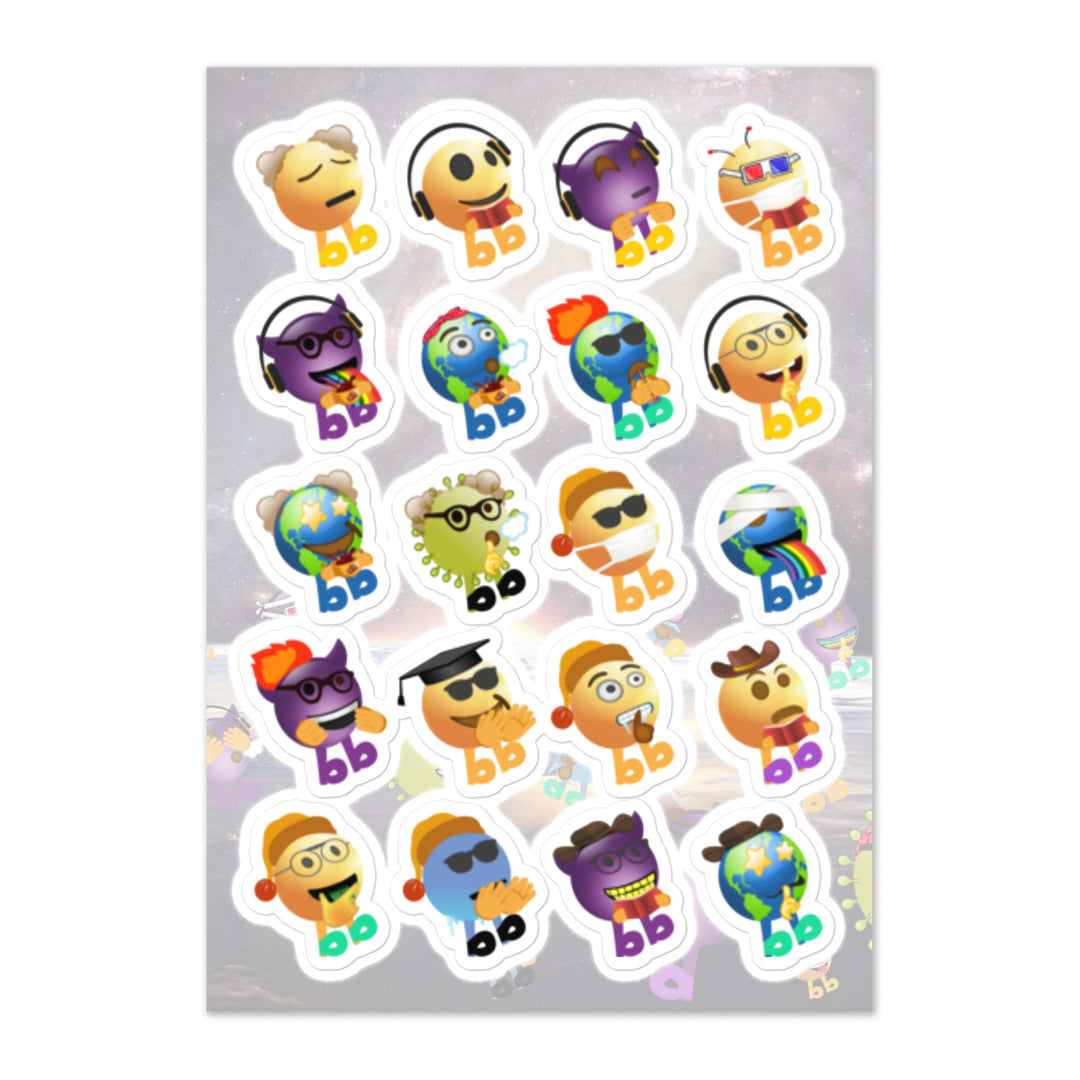 Megabb Buddy Stickers - Emojibb