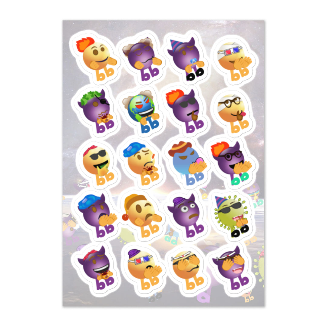 Megabb Buddy Stickers - Emojibb