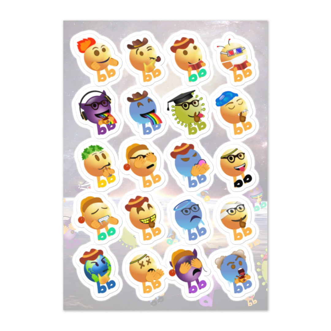 Megabb Buddy Stickers - Emojibb