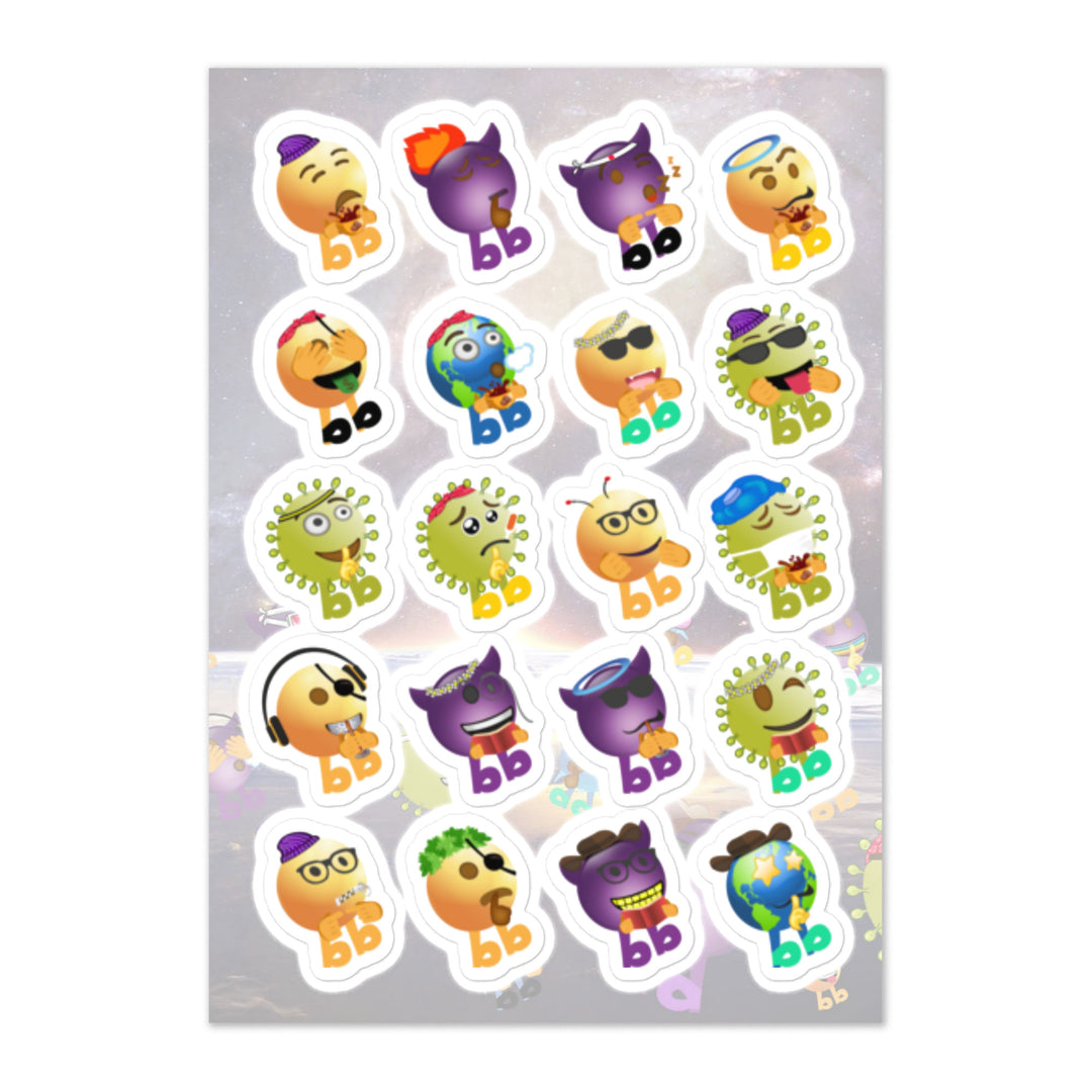 Megabb Buddy Stickers - Emojibb