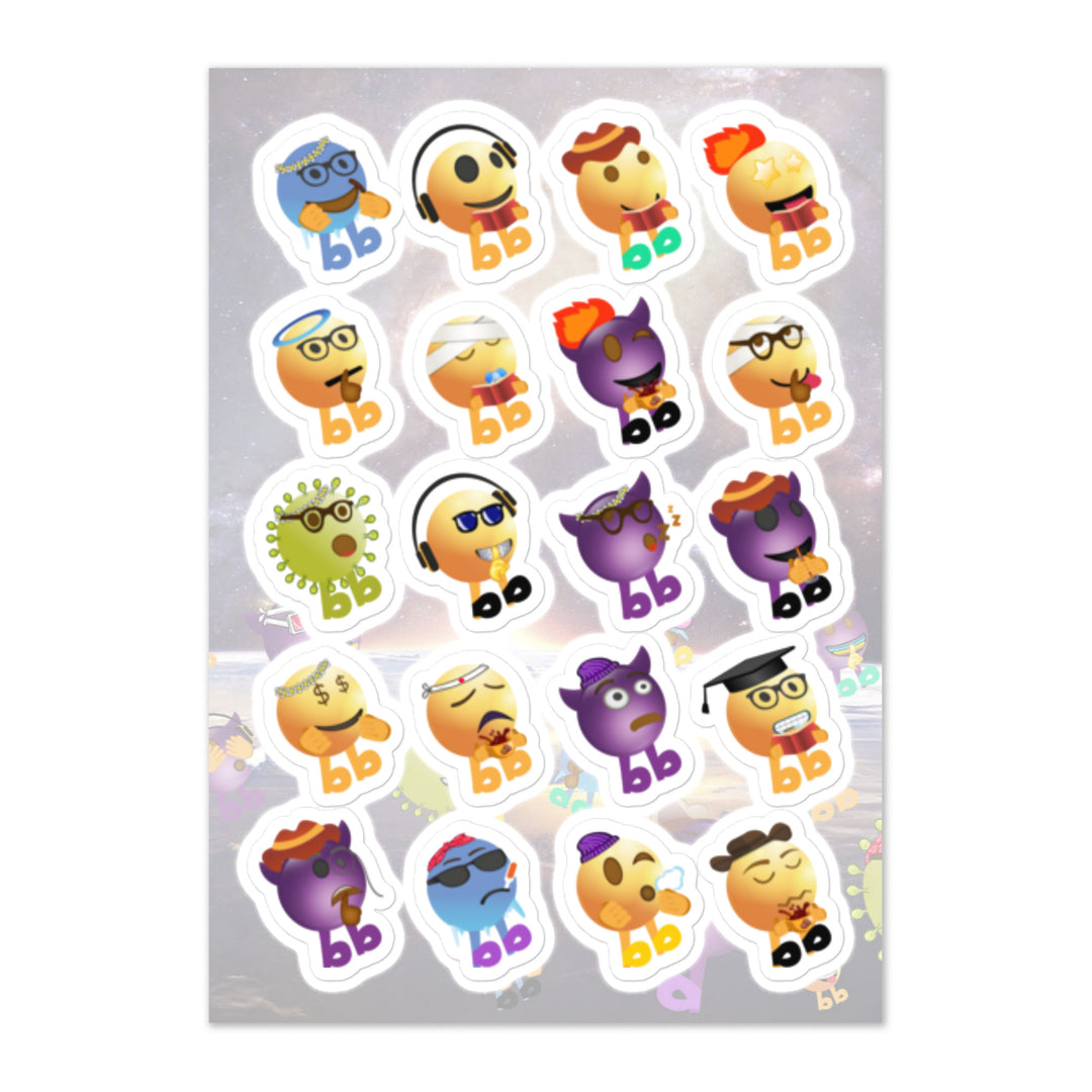 Megabb Buddy Stickers - Emojibb