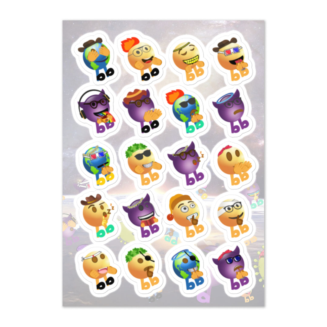 Megabb Buddy Stickers - Emojibb