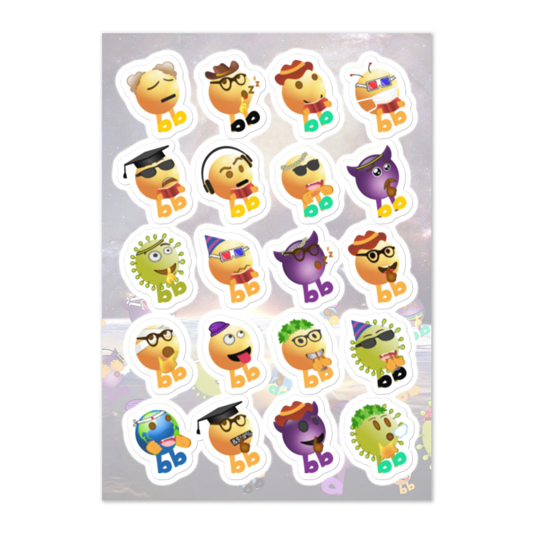 Megabb Buddy Stickers - Emojibb