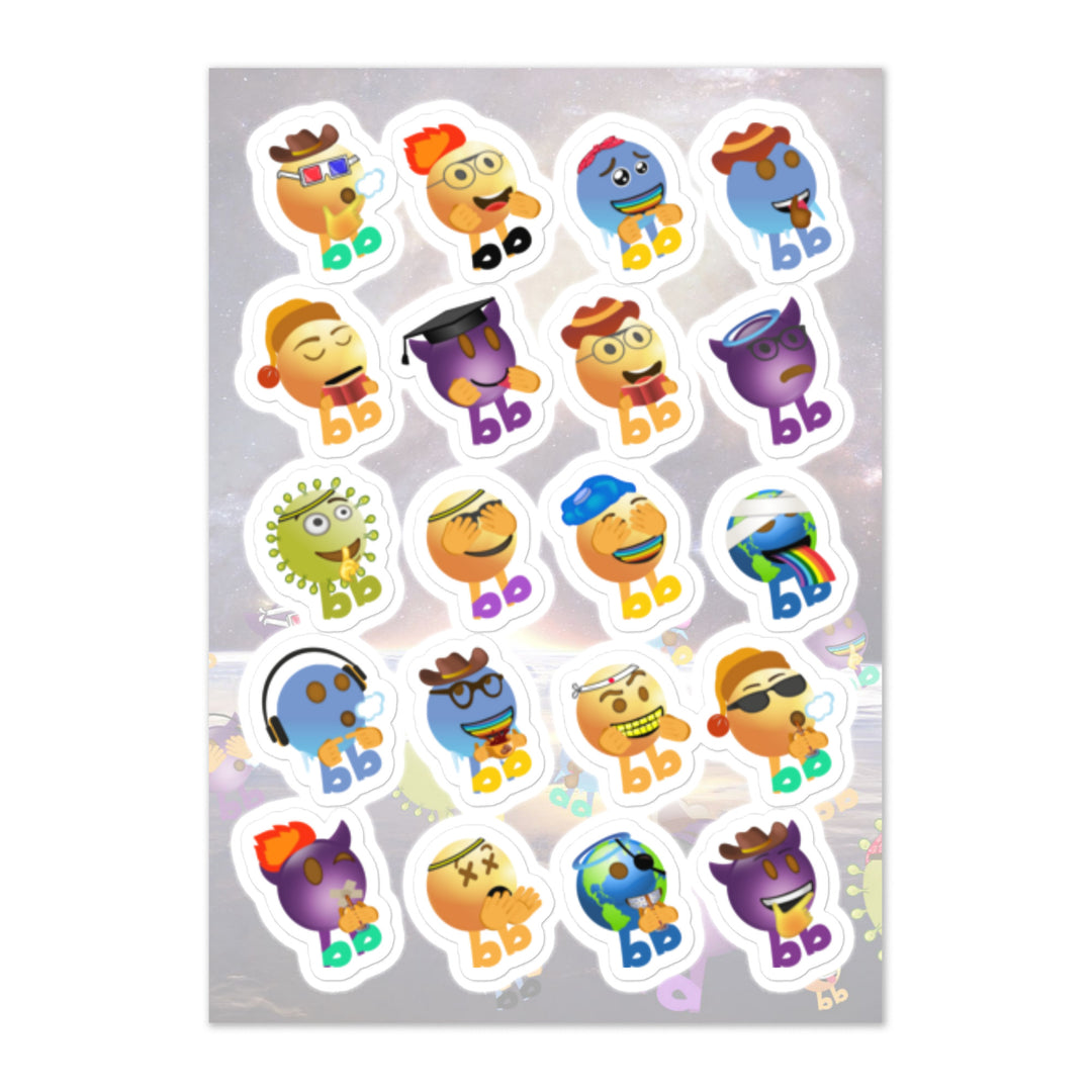 Megabb Buddy Stickers - Emojibb