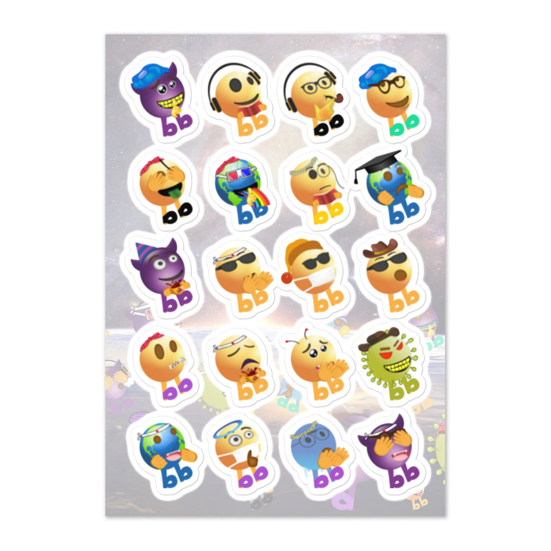 Megabb Buddy Stickers - Emojibb