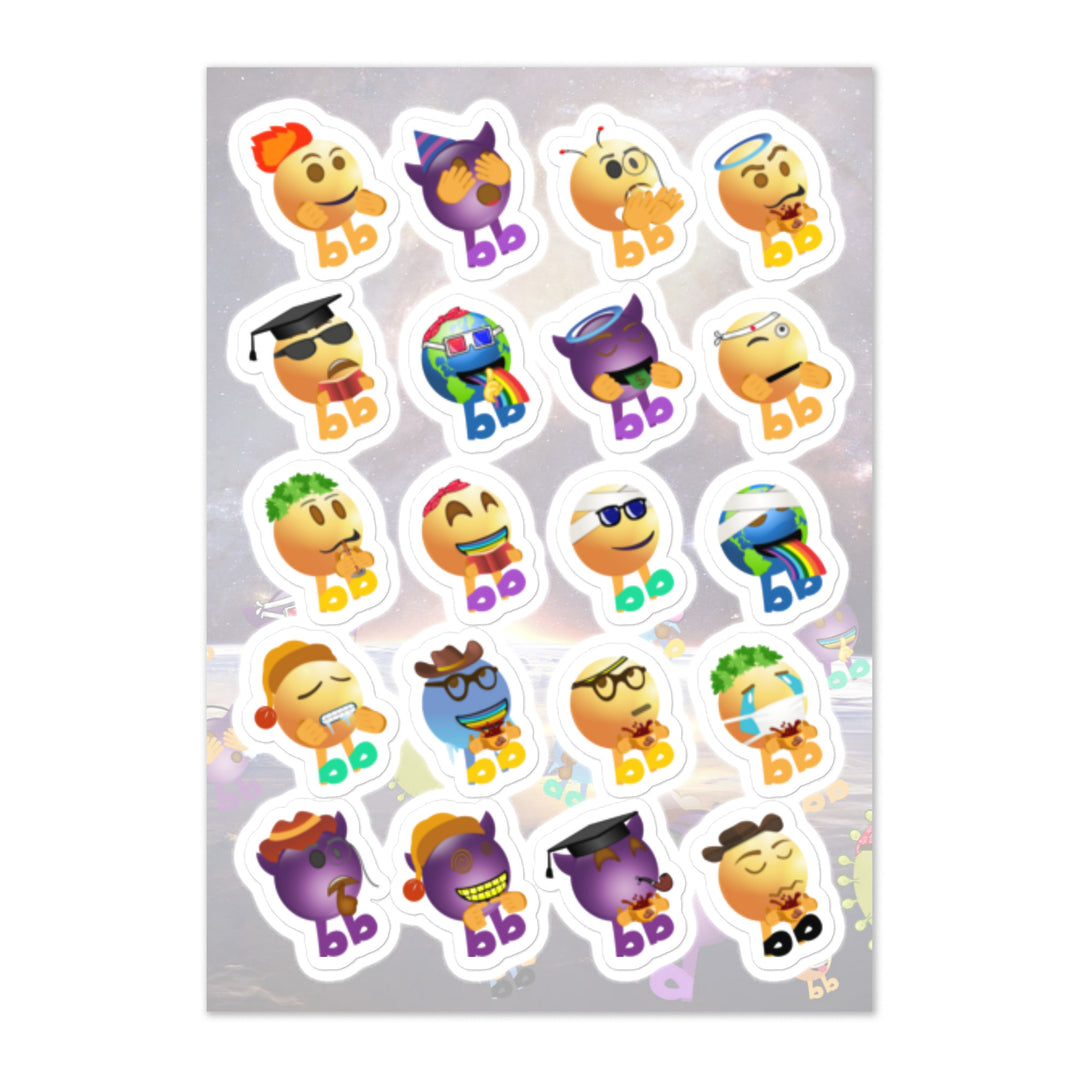 Megabb Buddy Stickers - Emojibb