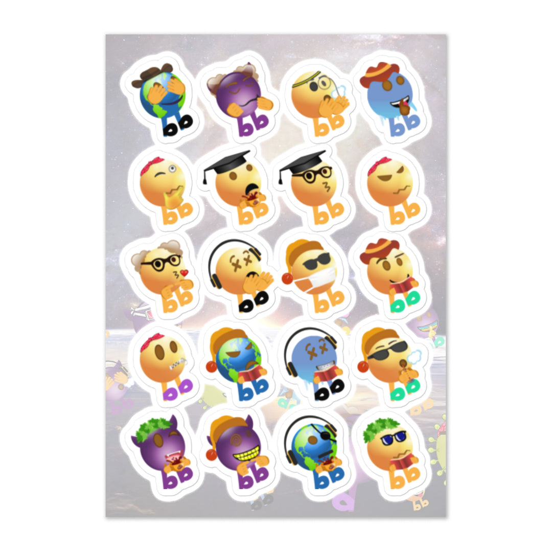 Megabb Buddy Stickers - Emojibb