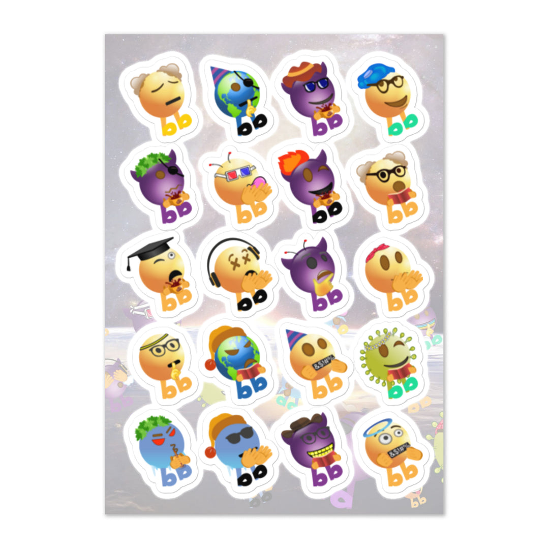 Megabb Buddy Stickers - Emojibb