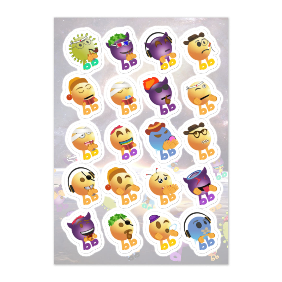 Megabb Buddy Stickers - Emojibb