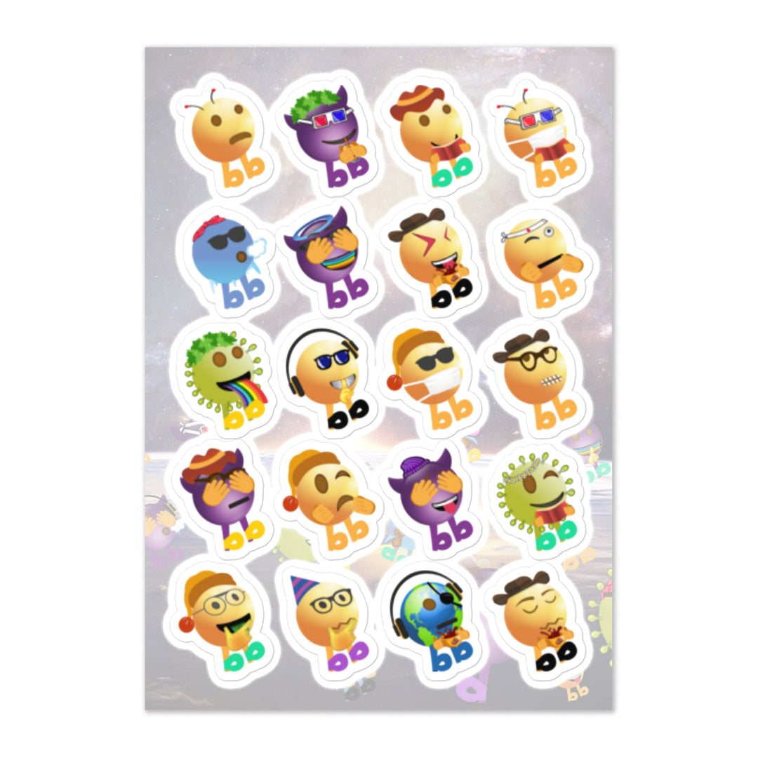 Megabb Buddy Stickers - Emojibb